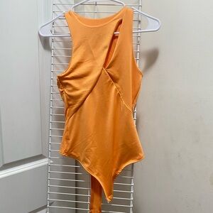 Sleek Orange Women's Top